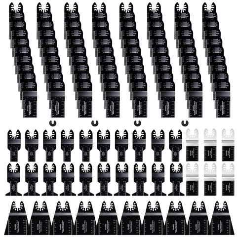Hanida 120 Pcs Oscillating Saw Blades Metal