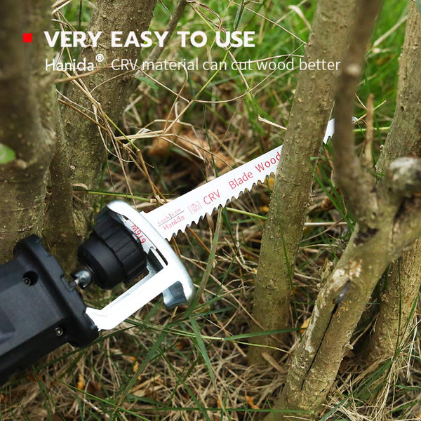 9-Inch 5-Pack and 6-Inch 7-Pack Wood Pruning Saw Blades - 12 Pack
