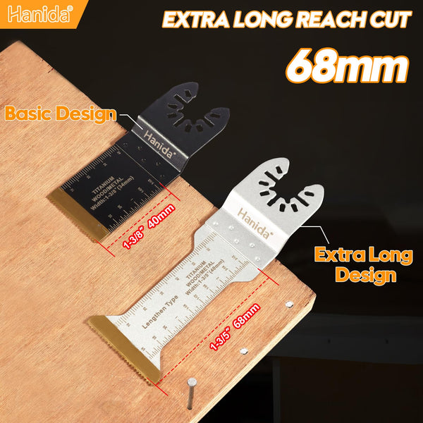 Hanida 40 Pcs Oscillating Saw Blades Metal