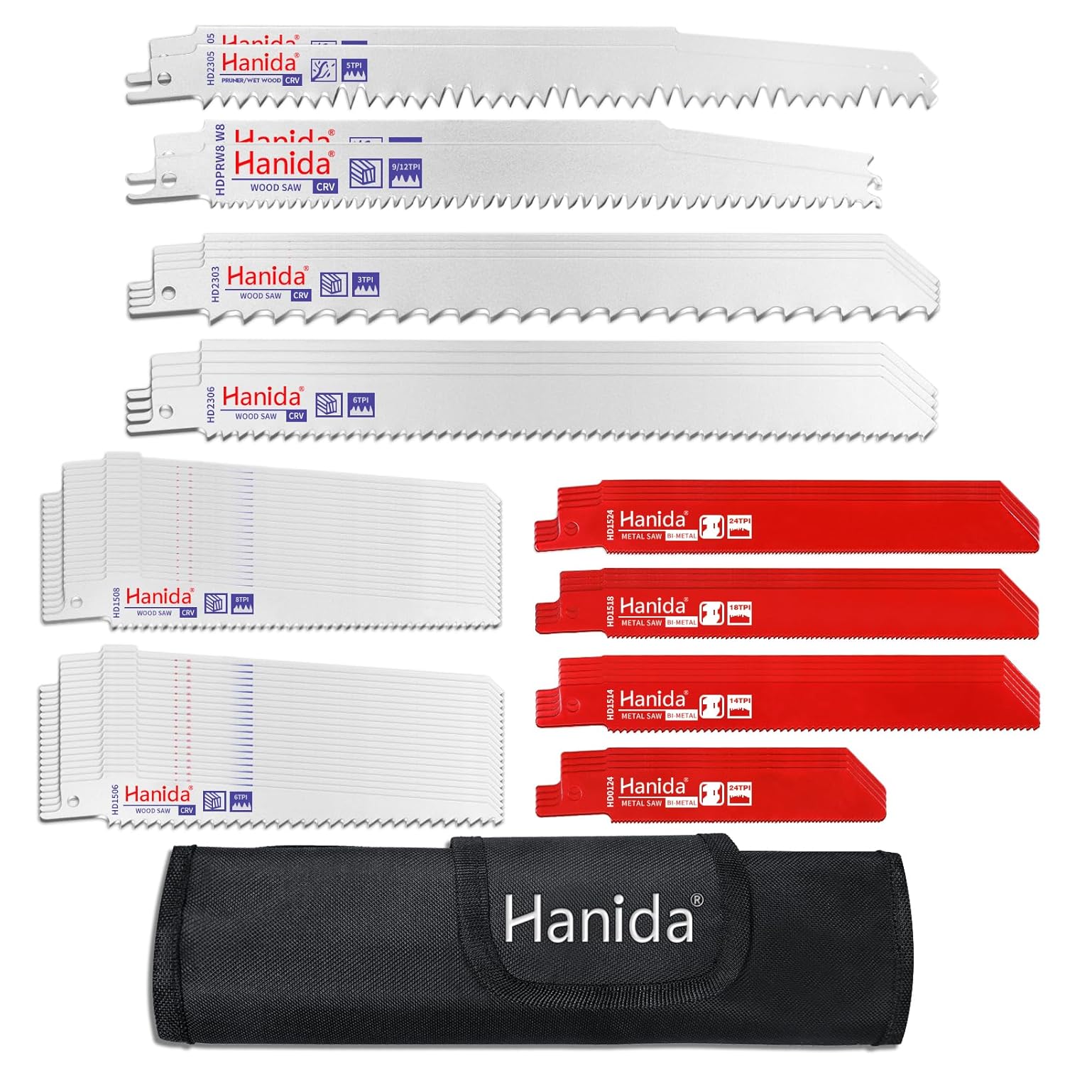 68-Piece Reciprocating Saw Blade Set
